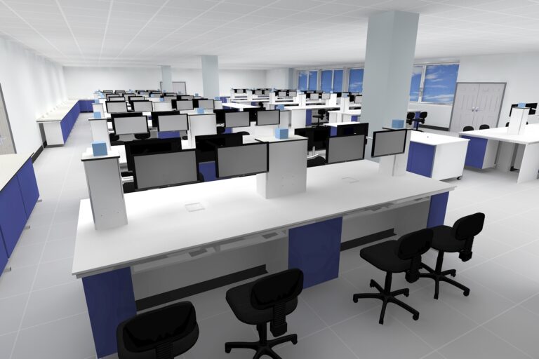 3D Rendering of VIN University Lab - Virtual Worlds