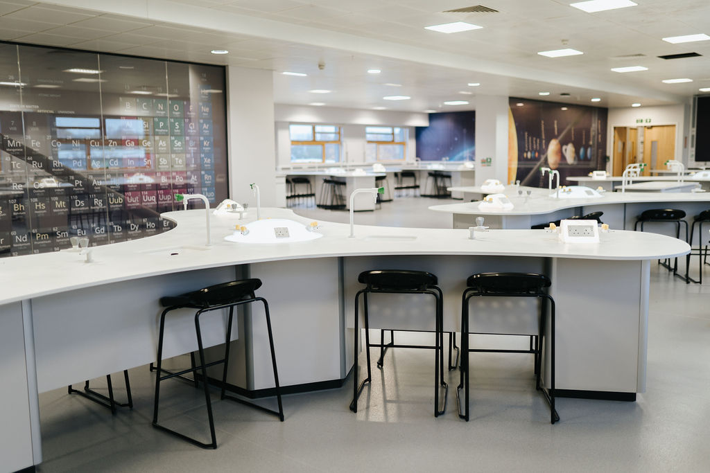 Burnley College Science Lab workstations
