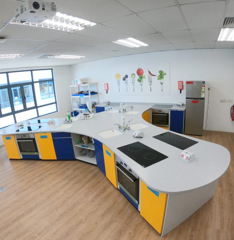 Food Technology Suite featuring the S+B Propeller Design installed at the BIS Kuala Lumpur