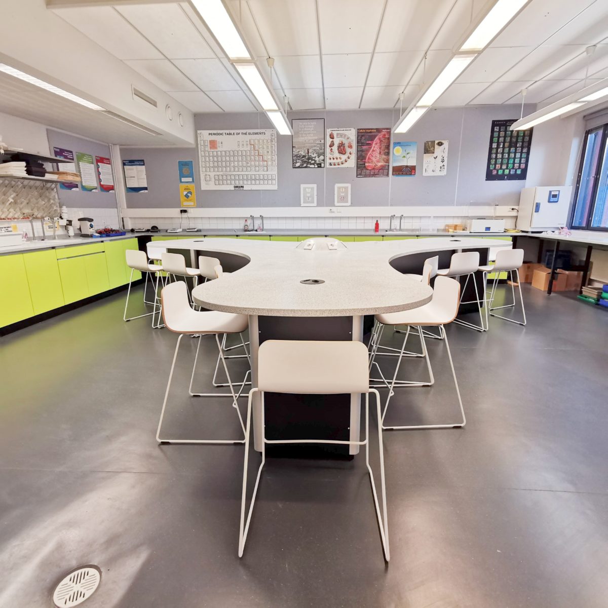 Science laboratory at International School of Helsinki installed by S+B UK
