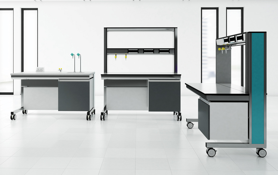 Mobilaire modular laboratory benching by S+B