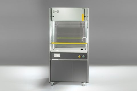 Mobiline re-circulatory fume cupboard for science