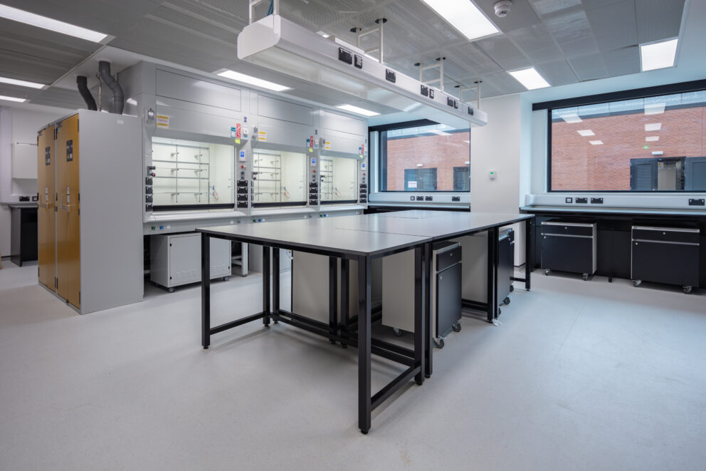 Lab Furniture Fit Out at University of Birmingham Molecular Sciences Building