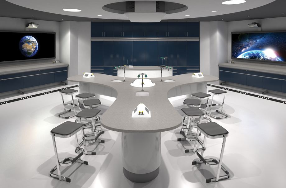 SpaceStation furniture for science laboratories fit-out