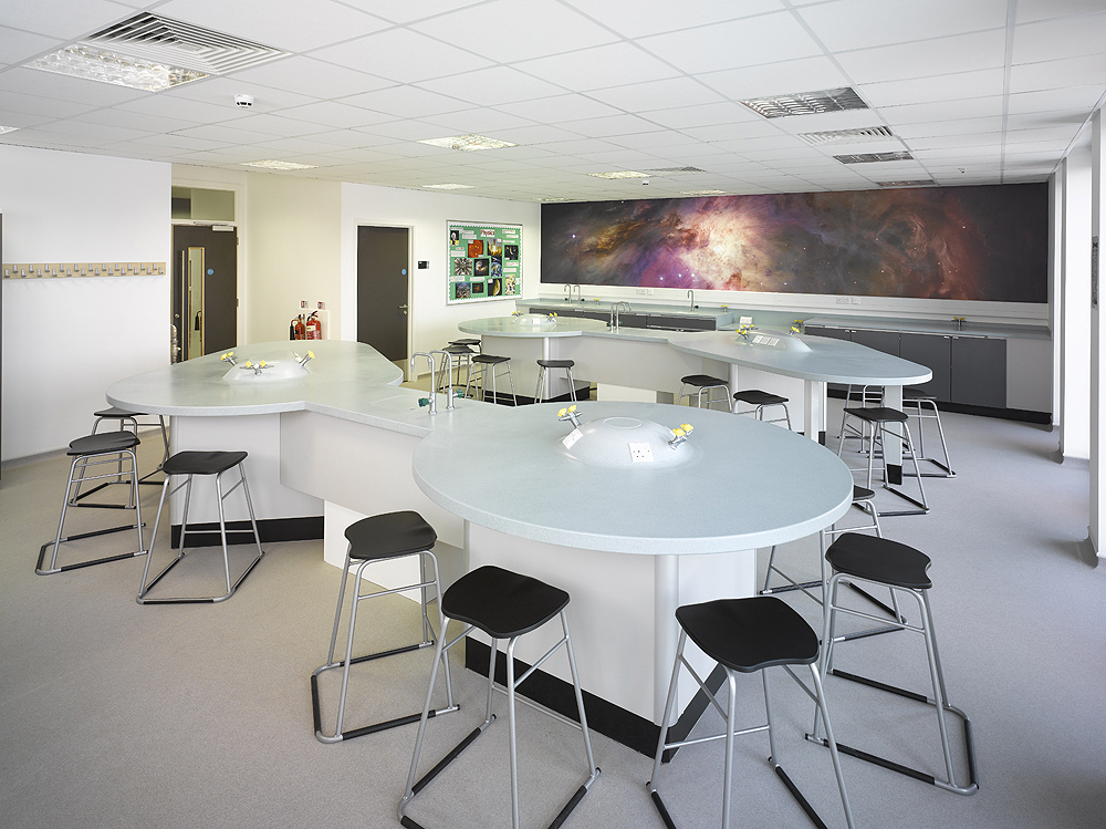 Saturn and Mercury science laboratories furniture