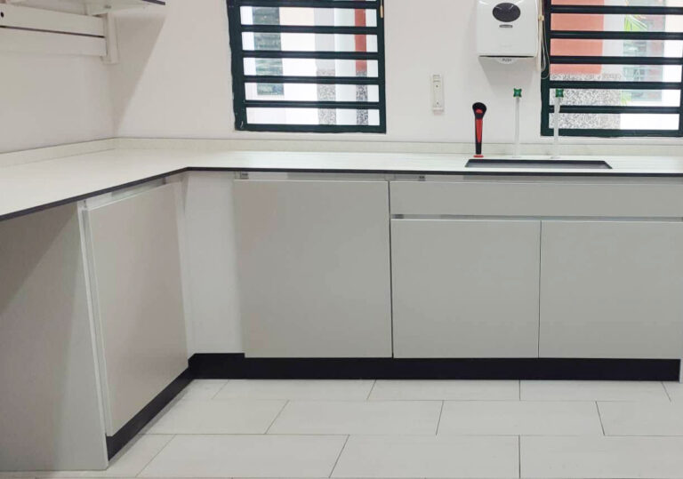 School Science Prep Room Benching and Storage