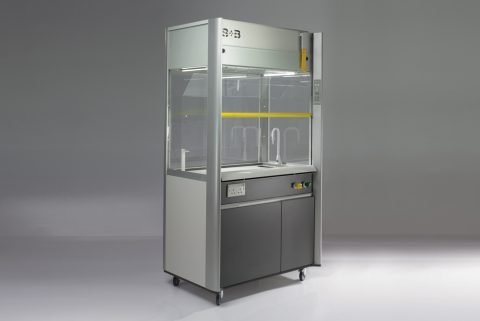 recirculatory fume cupboard for schools