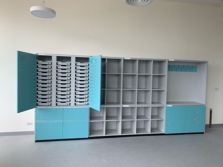 Shrewsbury International School SpaceSaver Storage Wall