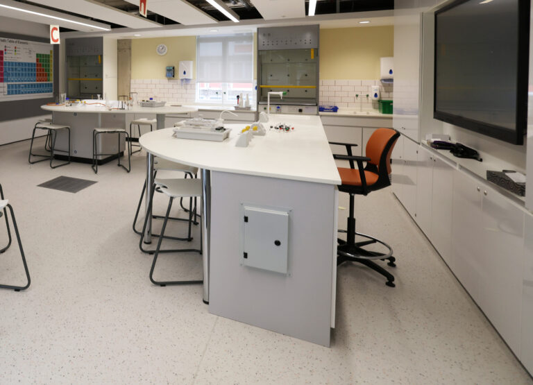 Thames College Teacher Science Demo desk