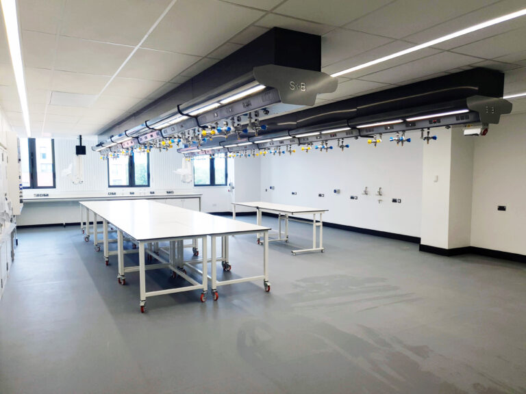University of Salford - SEE Building Laboratory furniture by S+B UK